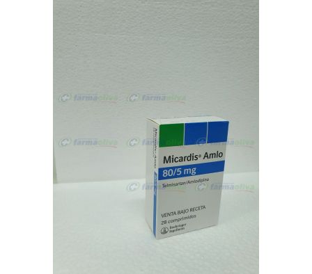 MICARDIS AMLO 80/5MG COMP. CAJA X 28