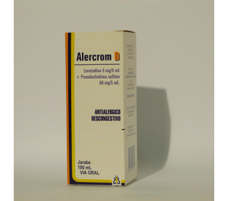 ALERCROM-D 100MG JARAB FRASCO X 100ML