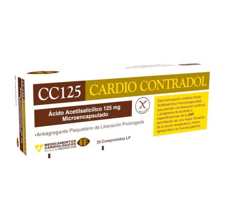 CARDIO CONTRADOL LP 125MG CO-RAN CAJA X 30