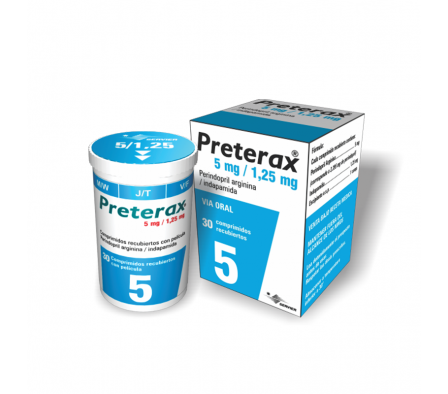 PRETERAX 5MG COMP. CAJA X 30