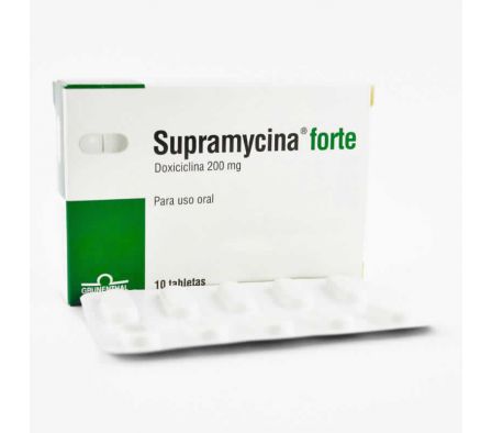 SUPRAMICYNA FORTE 200 MG TAB CAJA X 10 COMPRIMIDOS