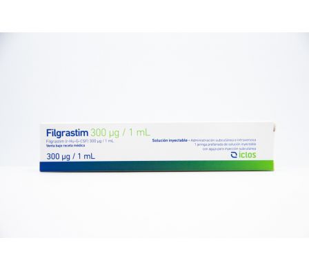 FILGRASTIM ROEMMERS 300MCG INTR. FRASCO AMPOLLA X 1ML