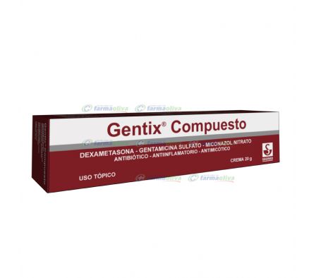 GENTIX COMPUESTO 400MG CR-DR ENVASE X 20GR