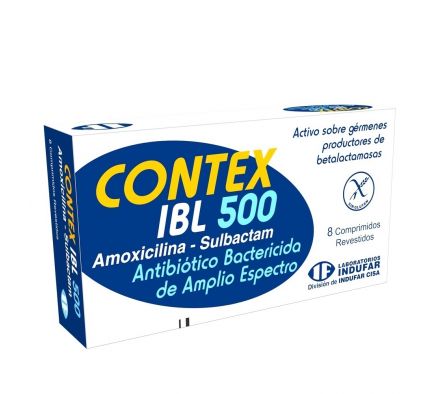 CONTEX IBL 500MG COMP. CAJA X 8