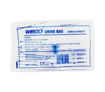 COLECTOR DE ORINA ADULTO 2000 CC.   SIEGUE