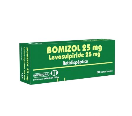 BOMIZOL 25MG TABL. CAJA X 30