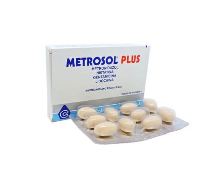 METROSOL PLUS  OVULO CAJA X 10