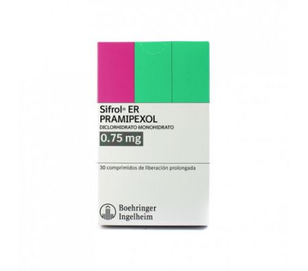 SIFROL ER 0.75MG COMP. CAJA X 30