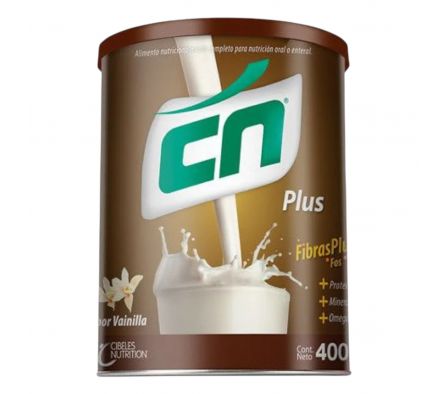 CN PLUS VAINILLA  PO-GR FRASCO X 400GR