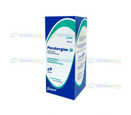 PARALERGIM D 100MG JARAB AMPOLLA X 100ML