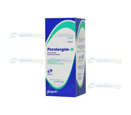 PARALERGIM 100MG JARAB FRASCO X 100ML
