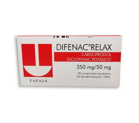 DIFENAC RELAX 2.5MG TABL. CAJA X 20