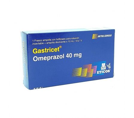 GASTRICET 40MG ENDOV AMPOLLA X 10ML