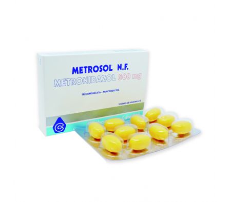 METROSOL NF 500MG OVULO CAJA X 10
