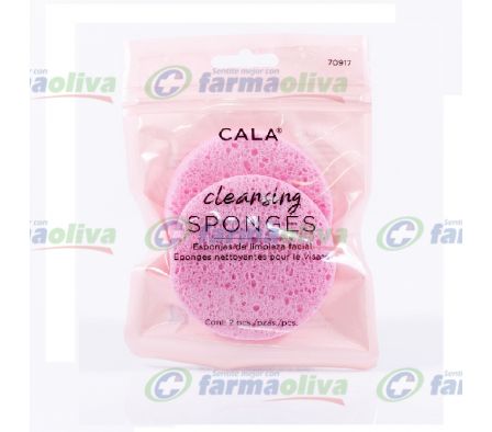 CALA ESPONJA VEGETAL FACIAL X 2PCS#70917
