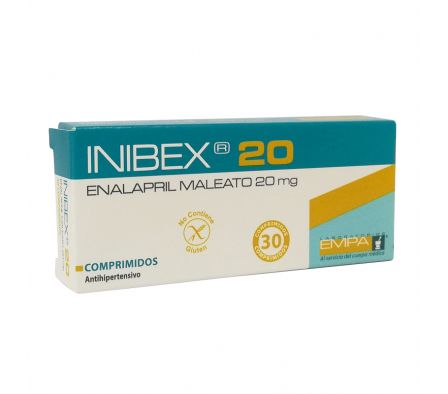 INIBEX 20MG TABL. CAJA X 30
