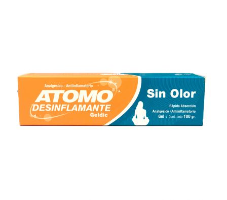 ATOMO DESINFLAMANTE GELDIC GEL-D POMO X 100GR
