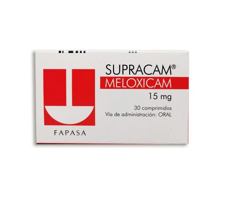 SUPRACAM 15MG TABL. CAJA X 30
