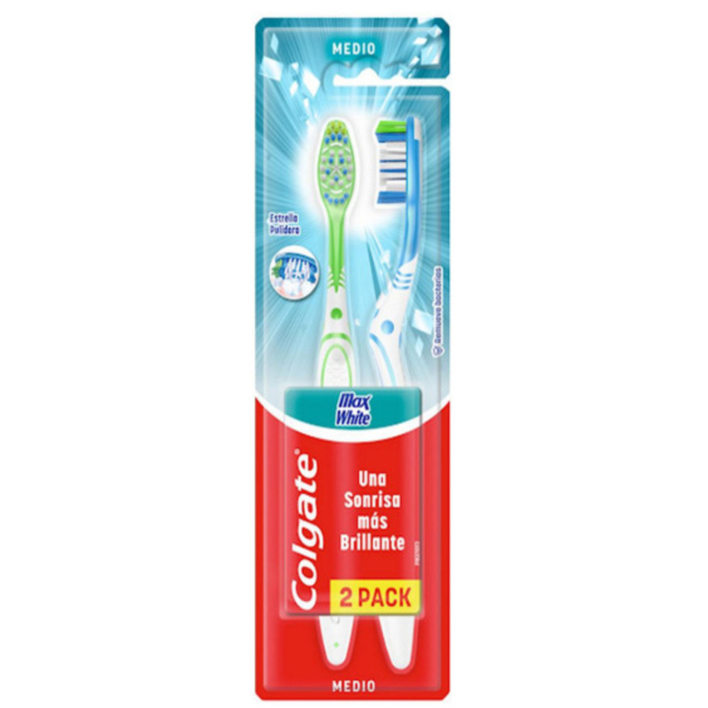 COLGATE CEP. MAX WHITE MEDIO 2X1