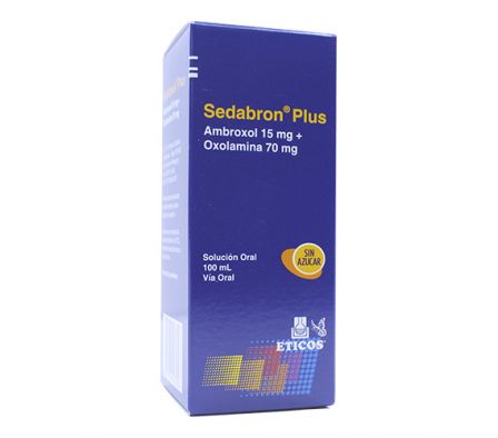 SEDABRON PLUS 15MG JARAB FRASCO X 100ML