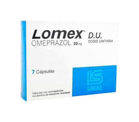 LOMEX 20MG CAPS CAJA X 7