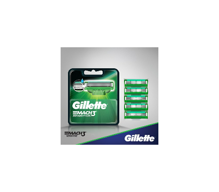 GILLETTE MACH 3 REPUESTO X 4 SENSITIVE REF.896