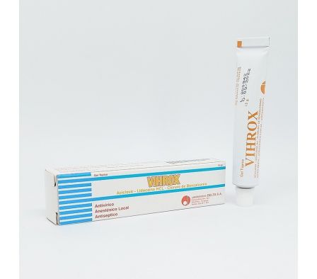 VIHROX 50MG GEL-D ENVASE X 15GR