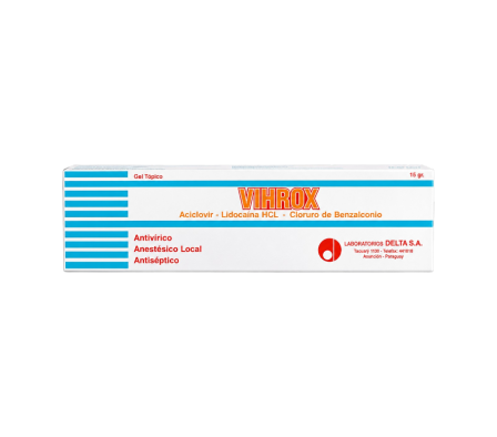 VIHROX 50MG GEL-D ENVASE X 15GR