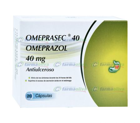 OMEPRASEC 40MG CAPS CAJA X 20