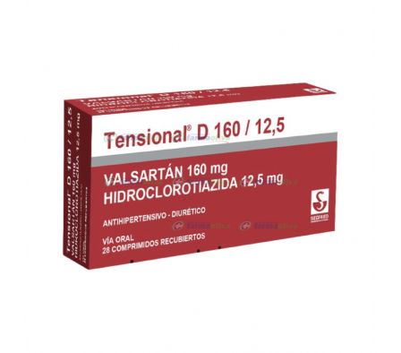 Tensional D160/12,5 Mg. Caja X 28 Comp. Rec.