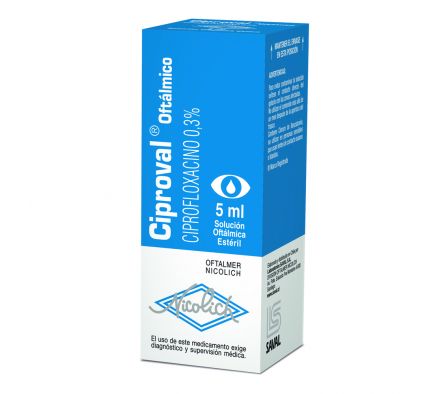 CIPROVAL 3MG GT-OF FRASCO X 5ML