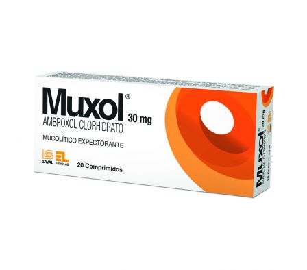 MUXOL 30 MG CAJA X 20 COMPRIMIDOS