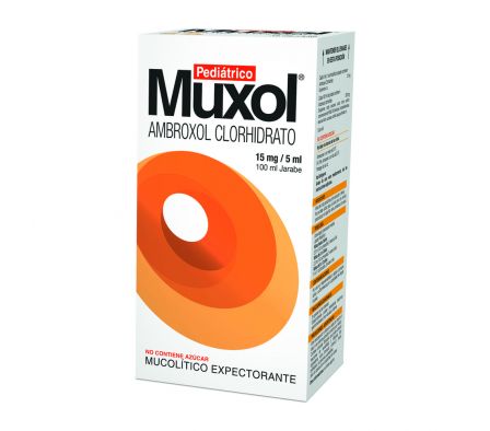 MUXOL PEDIATRICO 15MG JARAB FRASCO X 100ML