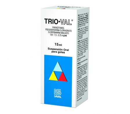 TRIO-VAL GOTAS EN FRASCO X 15 ML