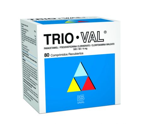 TRIO-VAL BLISTER X 4 COMPRIM.