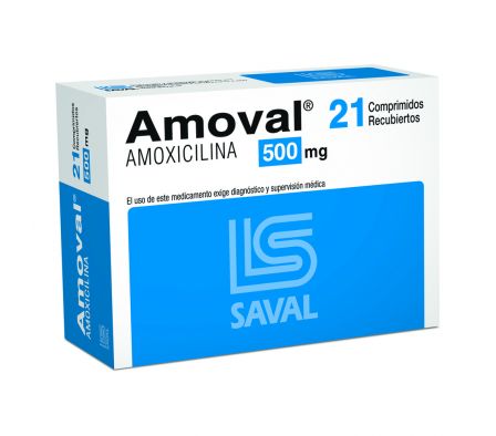 AMOVAL 500MG COMP. CAJA X 21