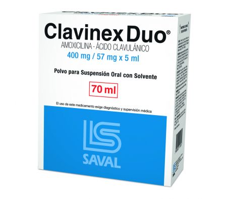 CLAVINEX DUO  FRASCO X 70 ML