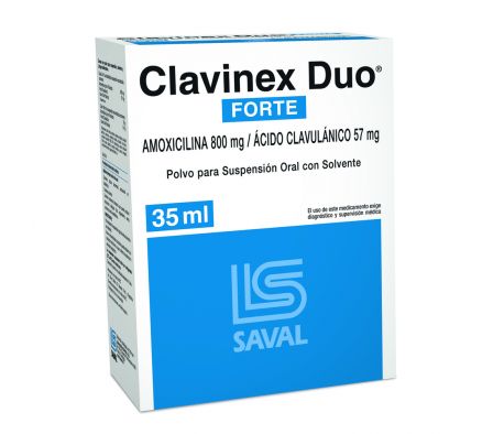 CLAVINEX DUO FORTE SIN CONCENTRACION SP-OR FRASCO X 35ML