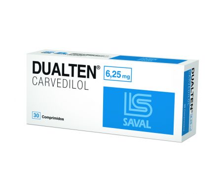 DUALTEN 6.25MG TABL. CAJA X 30