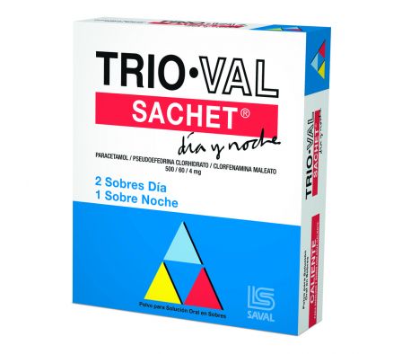 TRIO VAL DIA Y NOCHE SACHETS X 3 SOBRES