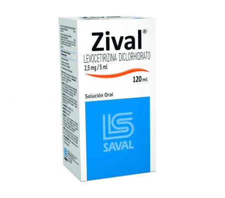 ZIVAL 2.5MG SO-OR FRASCO X 120ML