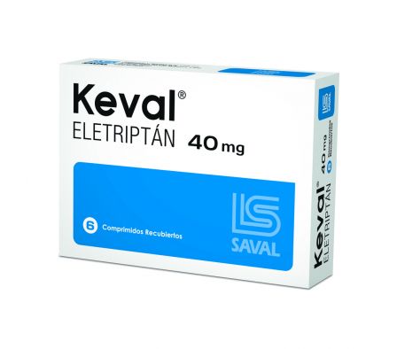 KEVAL 40MG CO-RV CAJA X 6