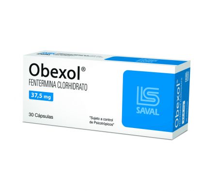 obexol 37.5 mg capsulas caja x 30 unidades