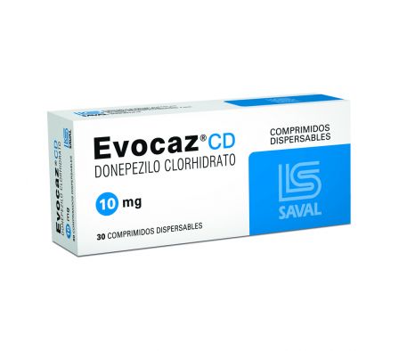 EVOCAZ CD 10 MG CAJA X 30 COMPRIMIDOS