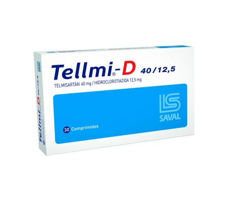 TELLMI D 40/12.5MG COMP. CAJA X 30