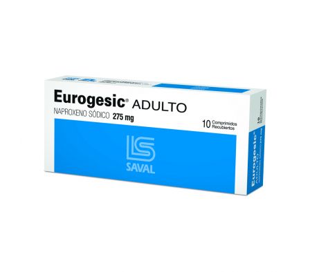 EUROGESIC ADULTO 275MG T-REC CAJA X 10