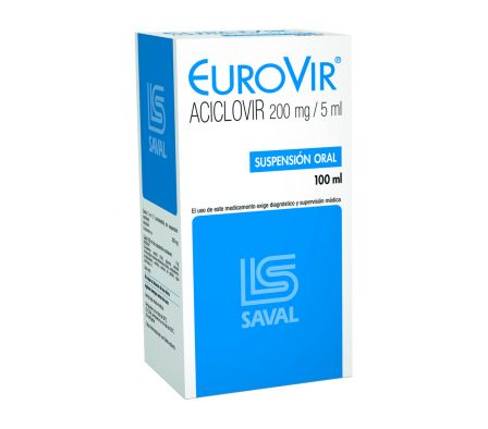EUROVIR 200MG/5ML SO-OR ENVASE X 100ML