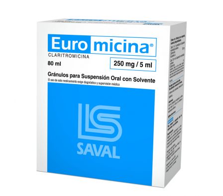 EUROMICINA 250MG SP-OR ENVASE X 80ML