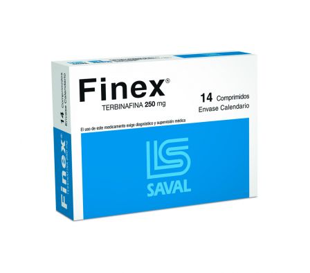 FINEX 250MG TABL. CAJA X 14