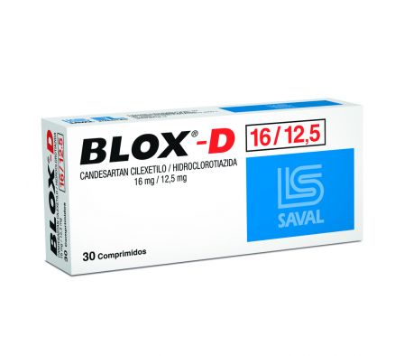 BLOX-D 16/12.5MG TABL. CAJA X 30